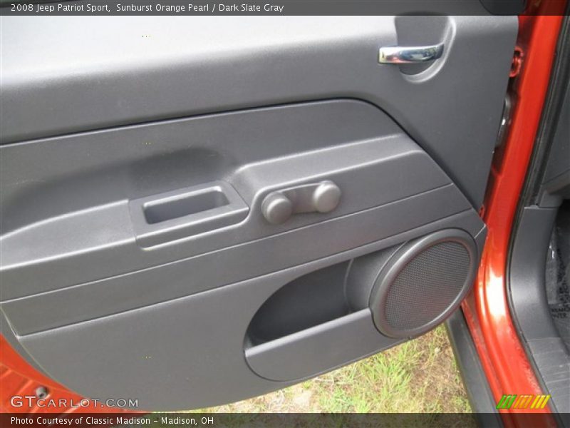 Sunburst Orange Pearl / Dark Slate Gray 2008 Jeep Patriot Sport