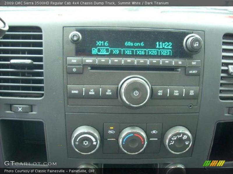 Summit White / Dark Titanium 2009 GMC Sierra 3500HD Regular Cab 4x4 Chassis Dump Truck