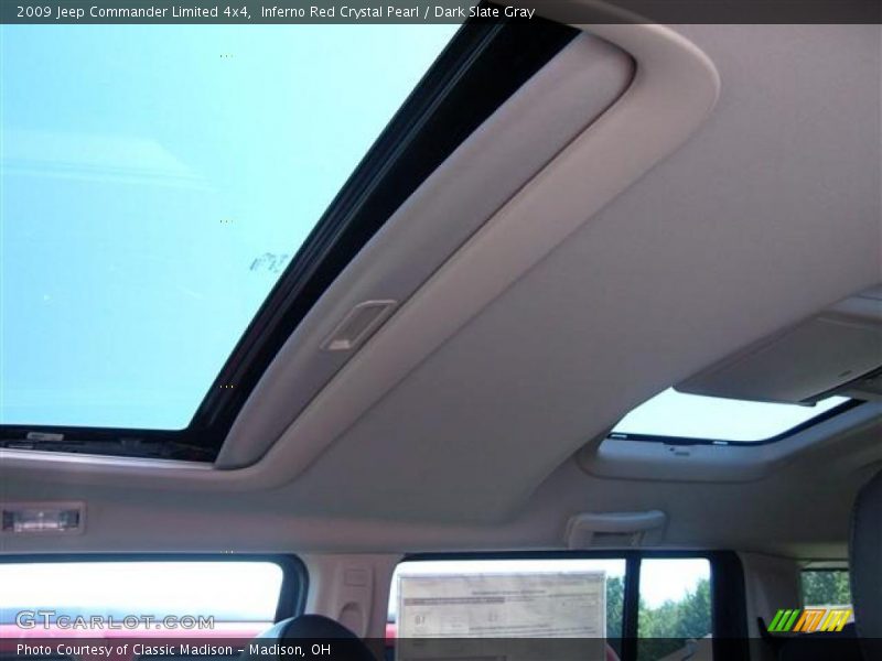 Inferno Red Crystal Pearl / Dark Slate Gray 2009 Jeep Commander Limited 4x4