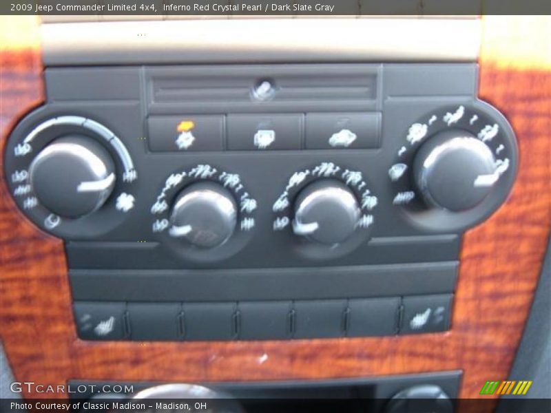 Inferno Red Crystal Pearl / Dark Slate Gray 2009 Jeep Commander Limited 4x4