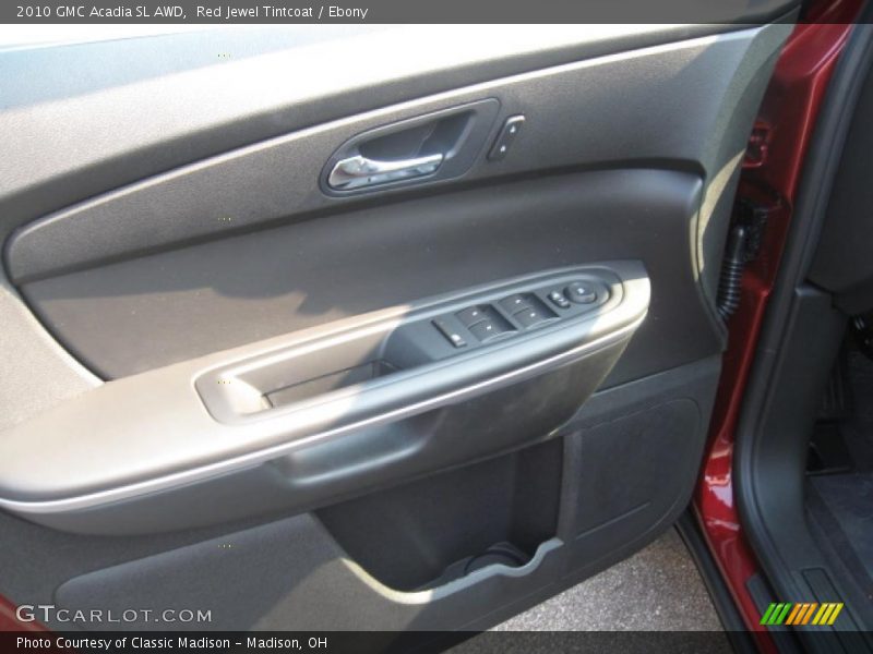 Red Jewel Tintcoat / Ebony 2010 GMC Acadia SL AWD