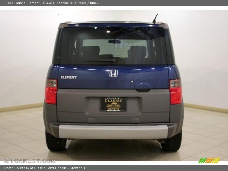 Eternal Blue Pearl / Black 2003 Honda Element EX AWD