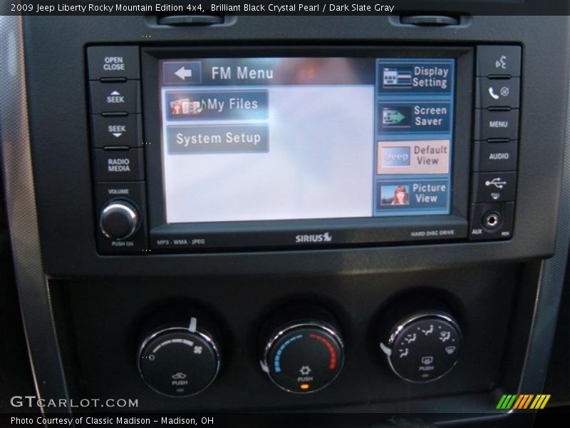 Brilliant Black Crystal Pearl / Dark Slate Gray 2009 Jeep Liberty Rocky Mountain Edition 4x4