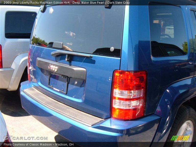 Deep Water Blue Pearl / Dark Slate Gray 2009 Jeep Liberty Rocky Mountain Edition 4x4