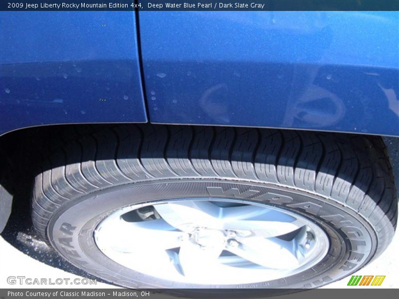 Deep Water Blue Pearl / Dark Slate Gray 2009 Jeep Liberty Rocky Mountain Edition 4x4