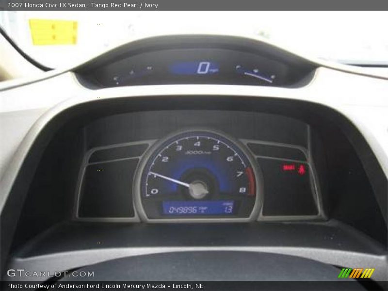 Tango Red Pearl / Ivory 2007 Honda Civic LX Sedan