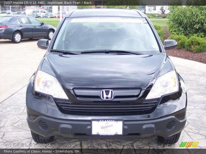 Nighthawk Black Pearl / Black 2007 Honda CR-V LX 4WD