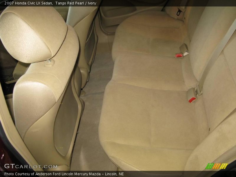 Tango Red Pearl / Ivory 2007 Honda Civic LX Sedan