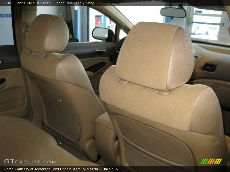Tango Red Pearl / Ivory 2007 Honda Civic LX Sedan