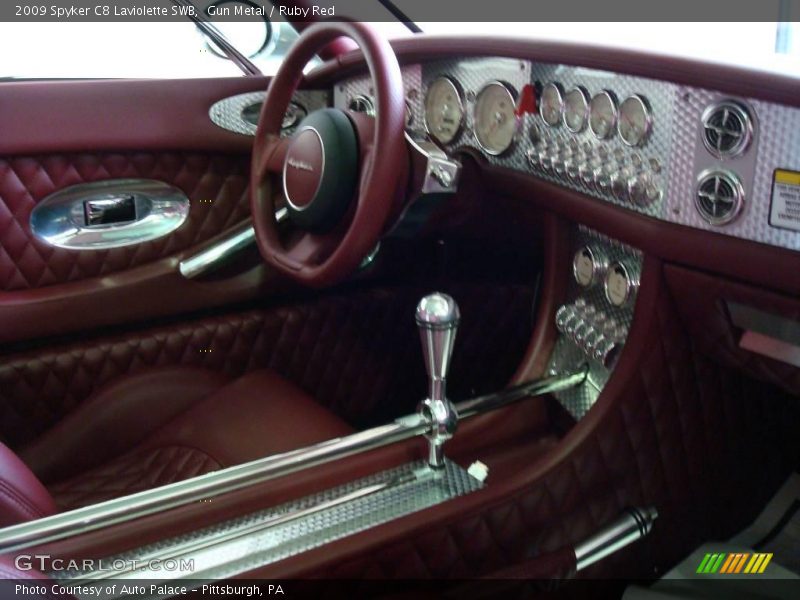  2009 C8 Laviolette SWB Ruby Red Interior