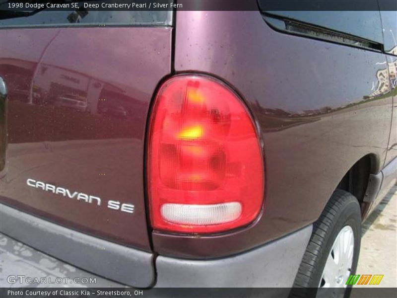 Deep Cranberry Pearl / Silver Fern 1998 Dodge Caravan SE