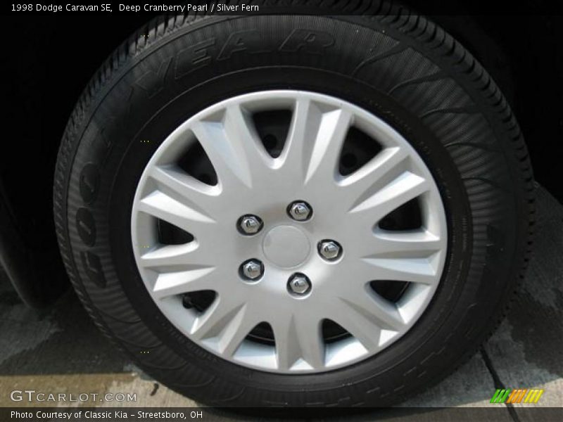 Deep Cranberry Pearl / Silver Fern 1998 Dodge Caravan SE