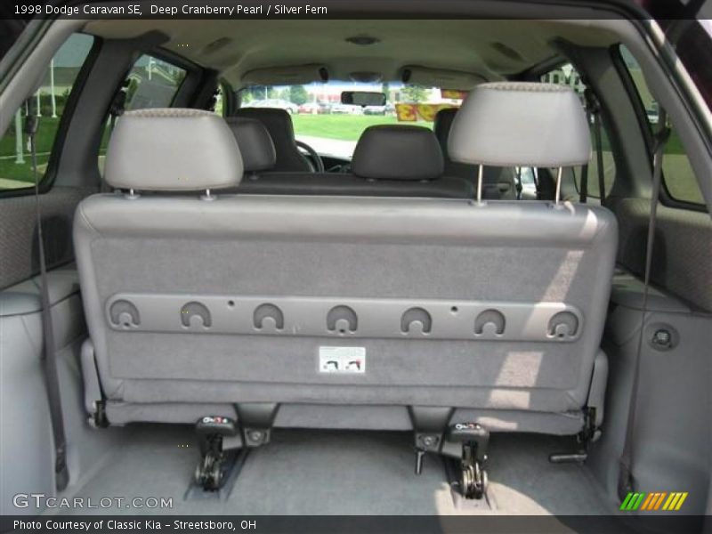 Deep Cranberry Pearl / Silver Fern 1998 Dodge Caravan SE