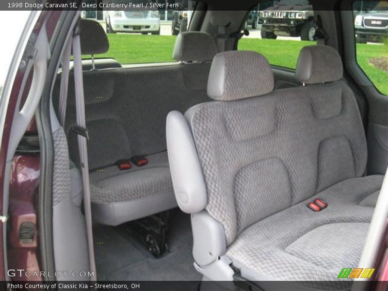 Deep Cranberry Pearl / Silver Fern 1998 Dodge Caravan SE