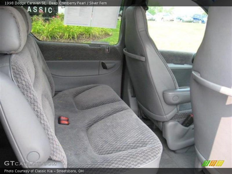 Deep Cranberry Pearl / Silver Fern 1998 Dodge Caravan SE