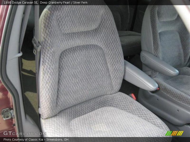 Deep Cranberry Pearl / Silver Fern 1998 Dodge Caravan SE