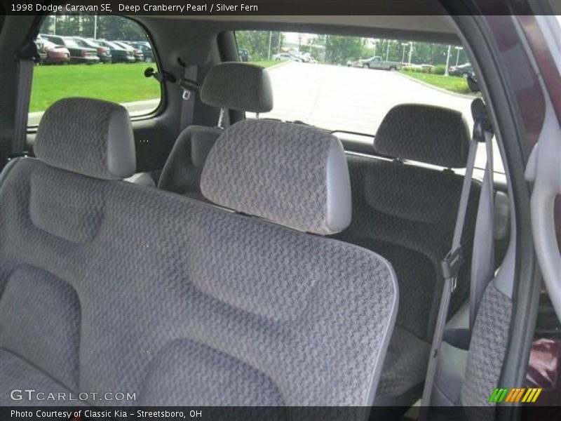 Deep Cranberry Pearl / Silver Fern 1998 Dodge Caravan SE