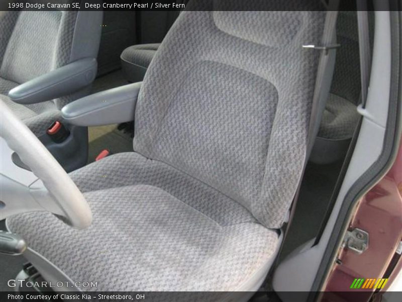 Deep Cranberry Pearl / Silver Fern 1998 Dodge Caravan SE