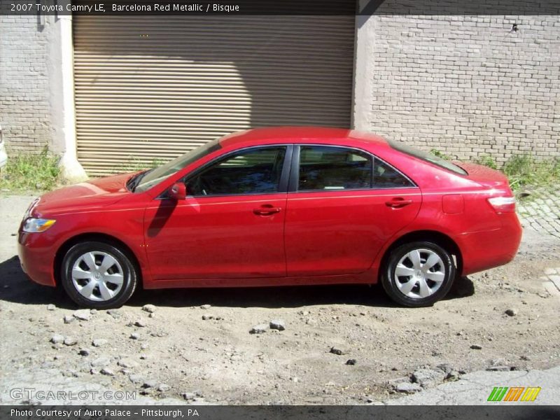 Barcelona Red Metallic / Bisque 2007 Toyota Camry LE