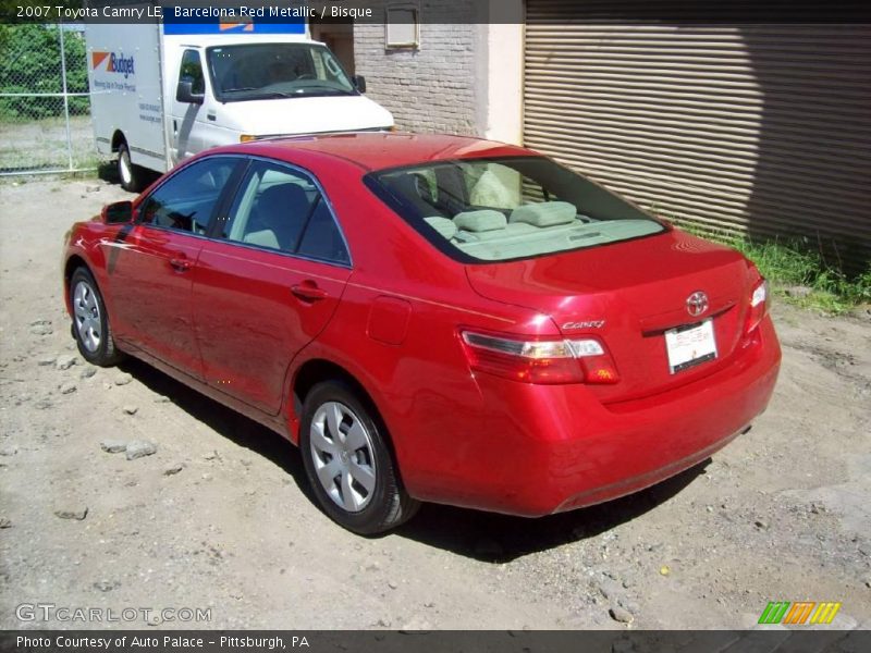 Barcelona Red Metallic / Bisque 2007 Toyota Camry LE
