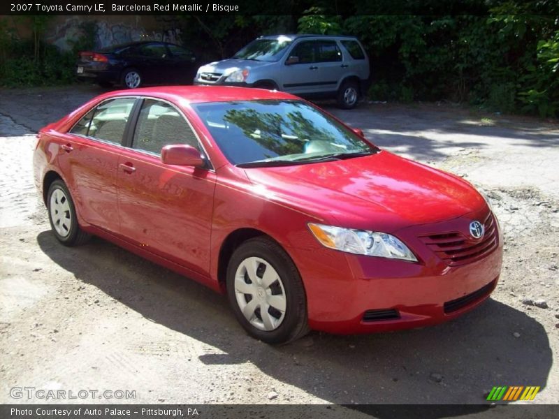 Barcelona Red Metallic / Bisque 2007 Toyota Camry LE