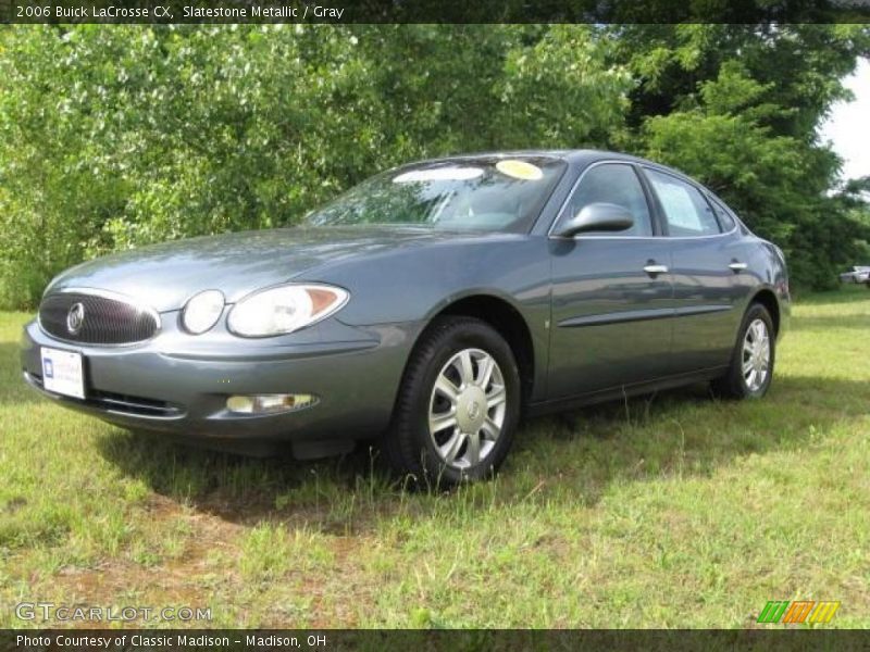 Slatestone Metallic / Gray 2006 Buick LaCrosse CX