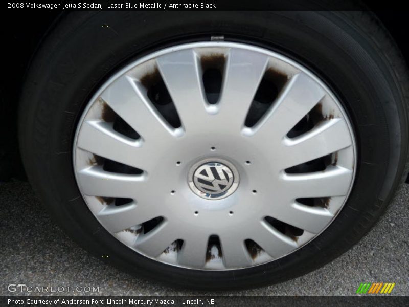 Laser Blue Metallic / Anthracite Black 2008 Volkswagen Jetta S Sedan
