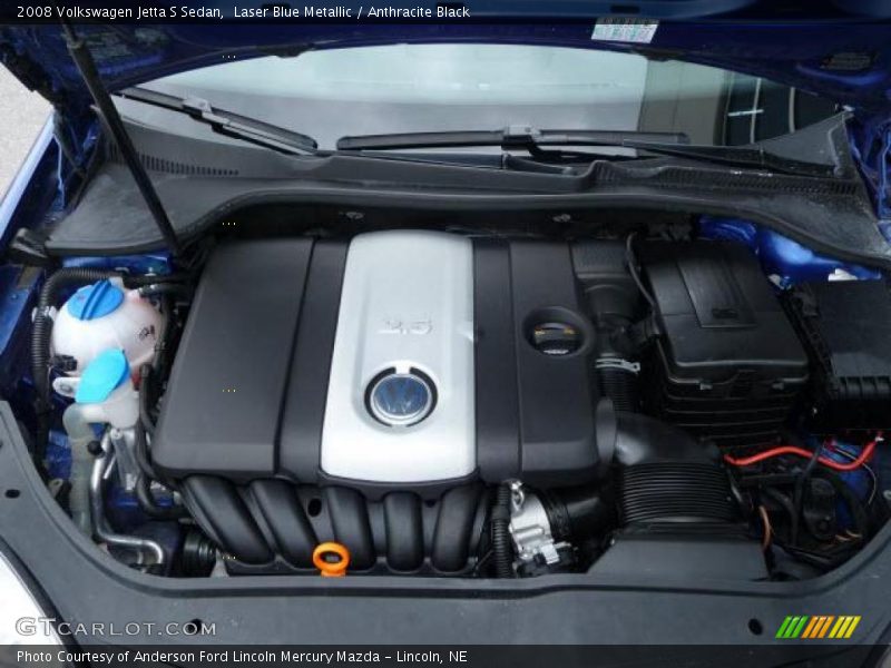 Laser Blue Metallic / Anthracite Black 2008 Volkswagen Jetta S Sedan