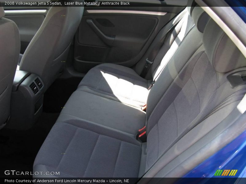 Laser Blue Metallic / Anthracite Black 2008 Volkswagen Jetta S Sedan