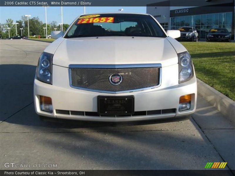 White Diamond / Ebony 2006 Cadillac CTS Sedan