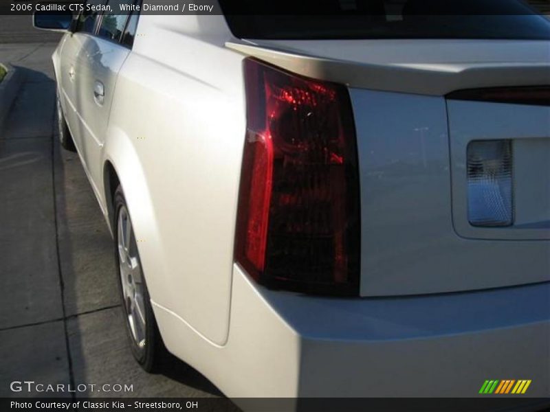 White Diamond / Ebony 2006 Cadillac CTS Sedan