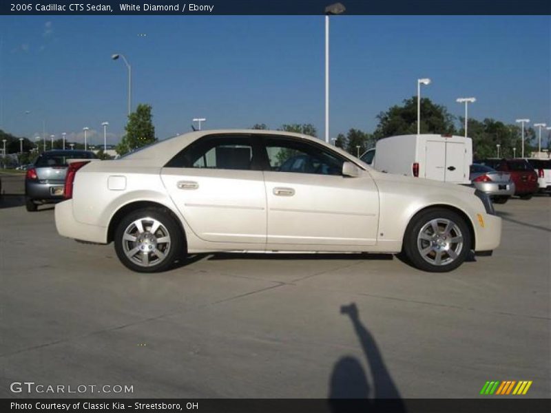 White Diamond / Ebony 2006 Cadillac CTS Sedan