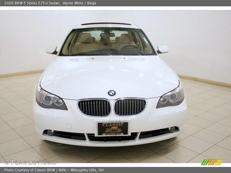 Alpine White / Beige 2006 BMW 5 Series 525xi Sedan