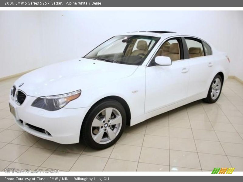 Alpine White / Beige 2006 BMW 5 Series 525xi Sedan