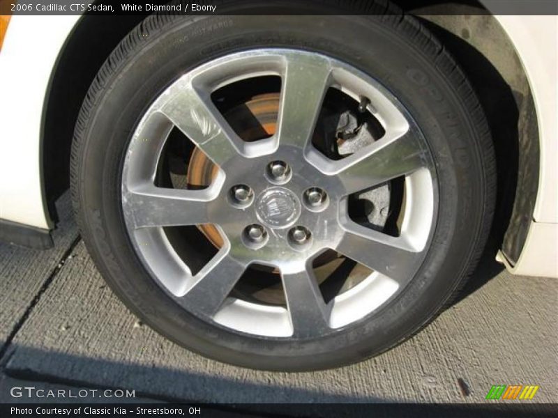 White Diamond / Ebony 2006 Cadillac CTS Sedan