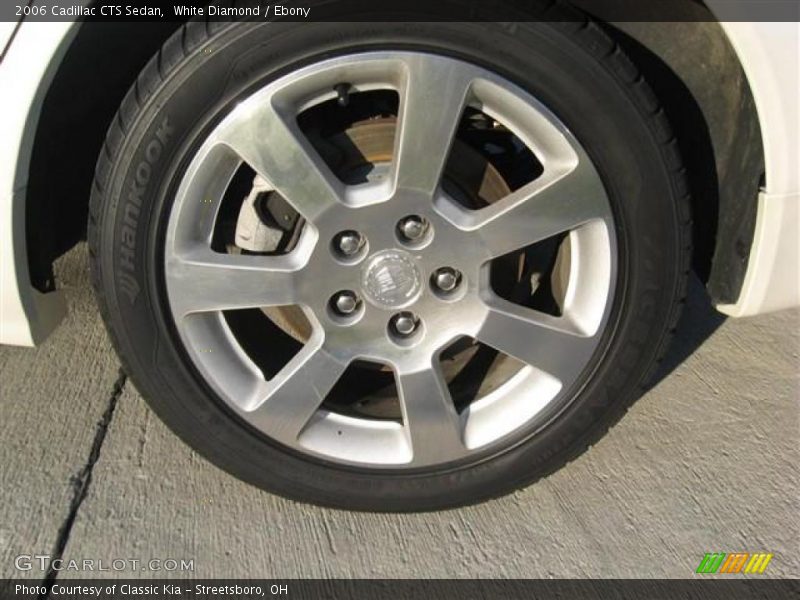 White Diamond / Ebony 2006 Cadillac CTS Sedan