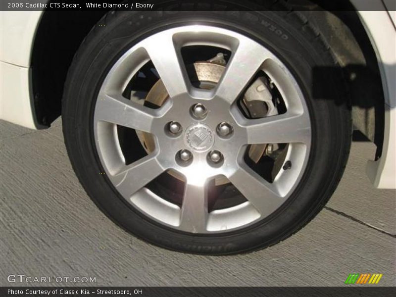 White Diamond / Ebony 2006 Cadillac CTS Sedan