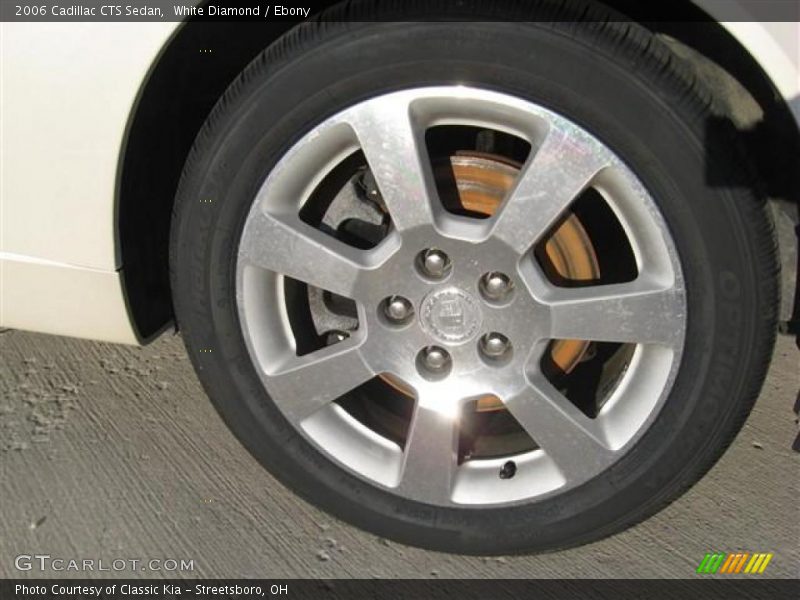White Diamond / Ebony 2006 Cadillac CTS Sedan