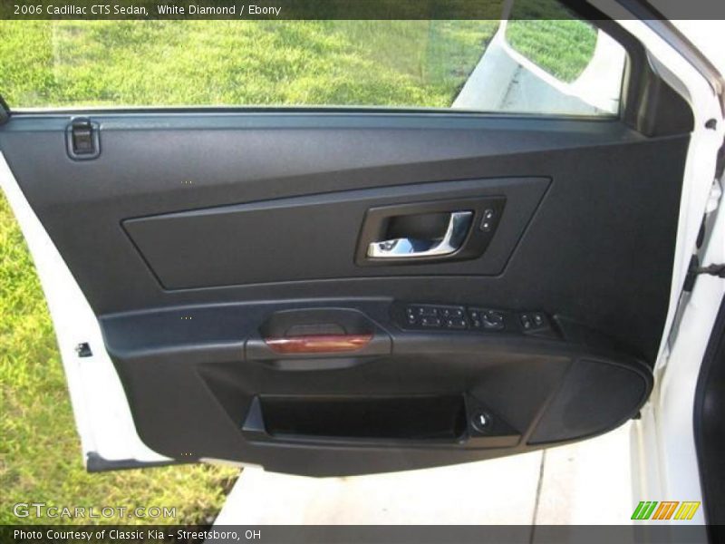 White Diamond / Ebony 2006 Cadillac CTS Sedan