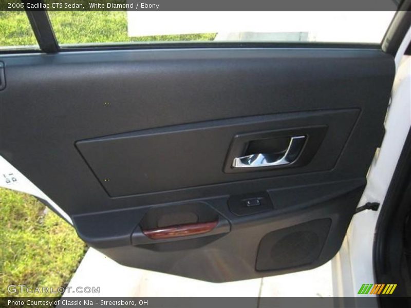 White Diamond / Ebony 2006 Cadillac CTS Sedan