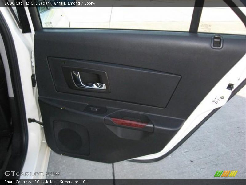 White Diamond / Ebony 2006 Cadillac CTS Sedan