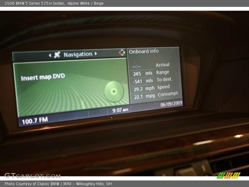 Alpine White / Beige 2006 BMW 5 Series 525xi Sedan