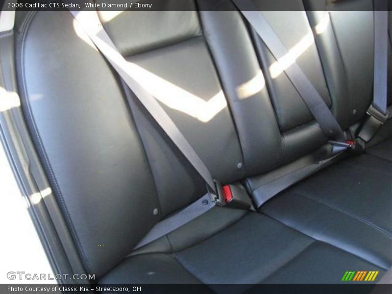 White Diamond / Ebony 2006 Cadillac CTS Sedan
