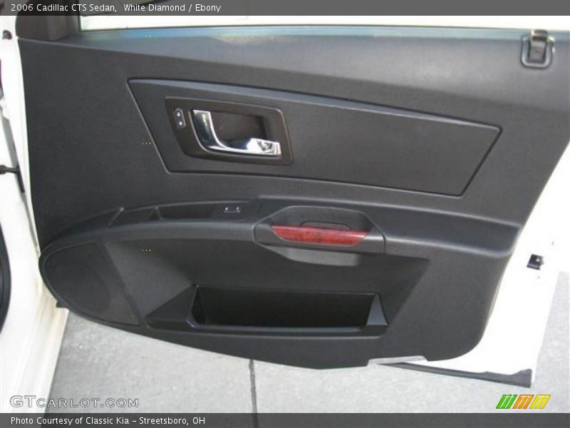 White Diamond / Ebony 2006 Cadillac CTS Sedan