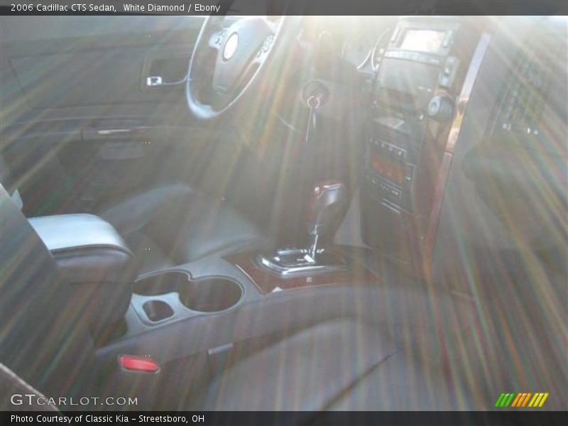 White Diamond / Ebony 2006 Cadillac CTS Sedan
