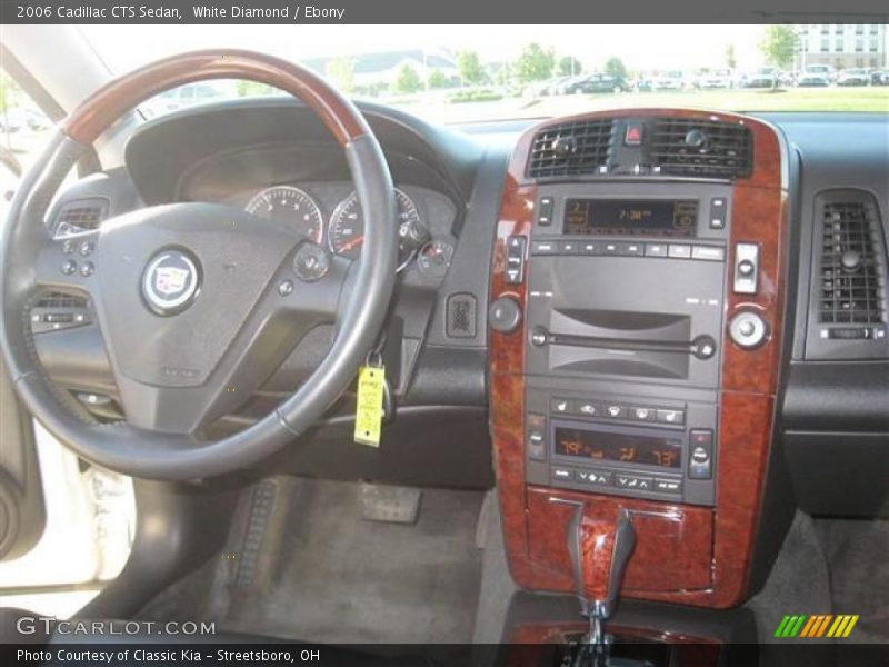 White Diamond / Ebony 2006 Cadillac CTS Sedan