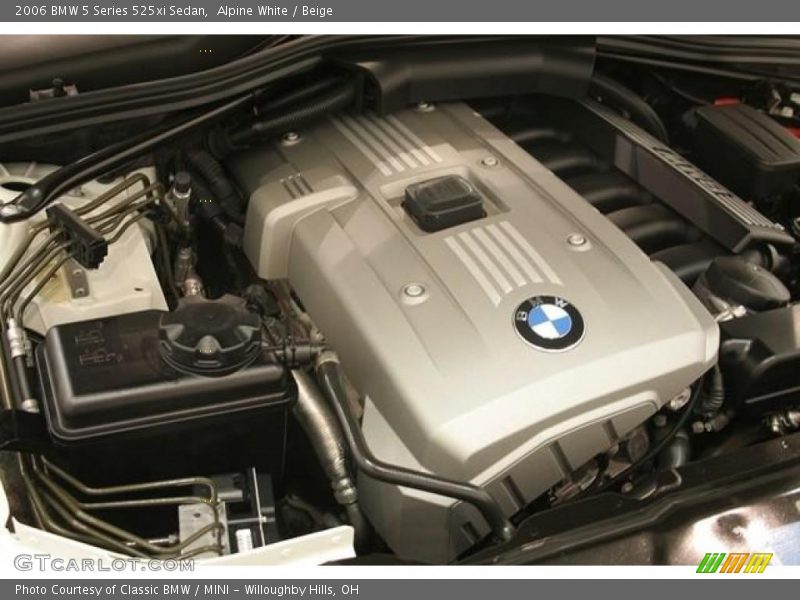 Alpine White / Beige 2006 BMW 5 Series 525xi Sedan