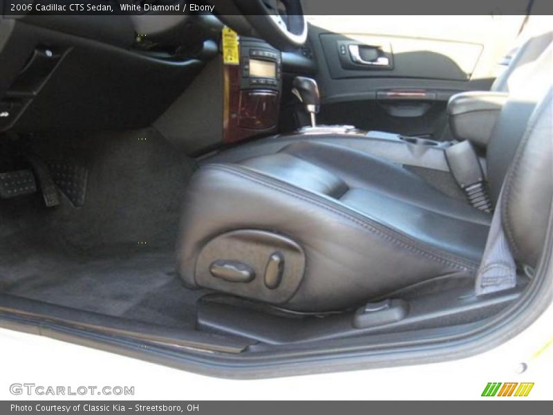 White Diamond / Ebony 2006 Cadillac CTS Sedan