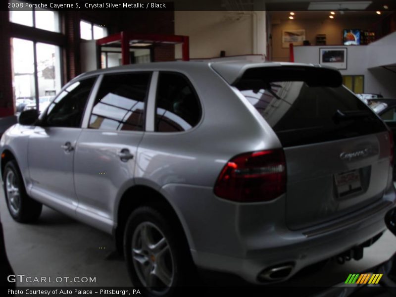 Crystal Silver Metallic / Black 2008 Porsche Cayenne S