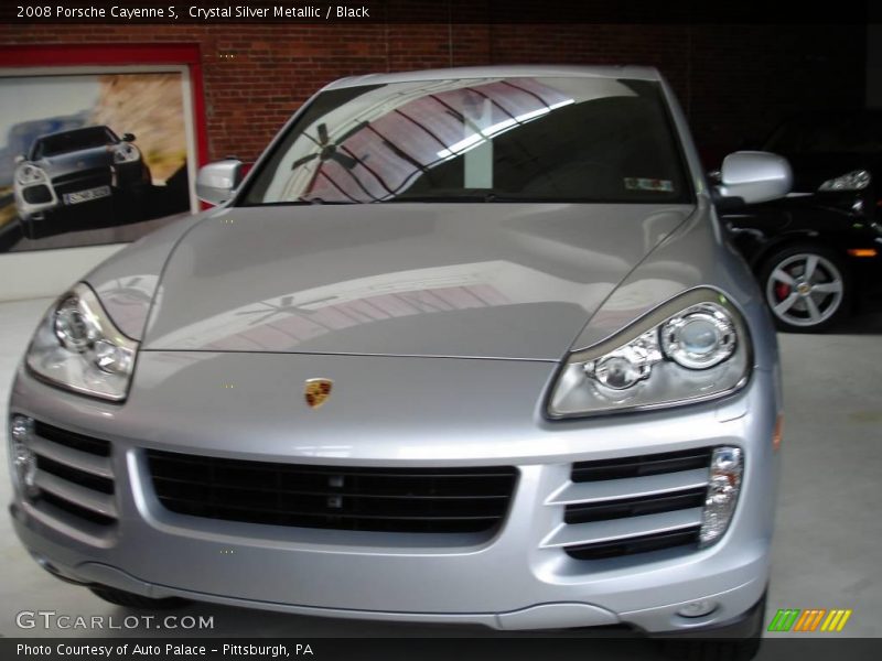 Crystal Silver Metallic / Black 2008 Porsche Cayenne S
